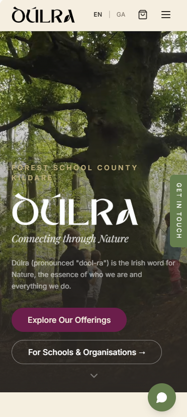 Dúlra. mobile preview
