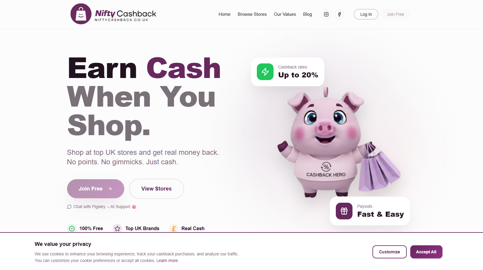 Nifty Cashback desktop